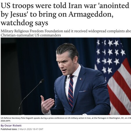 US troops were told Iran war anointed by Jesus